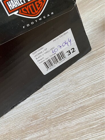 32 Beden siyah Renk Harley Davidson Kız çocuk bot