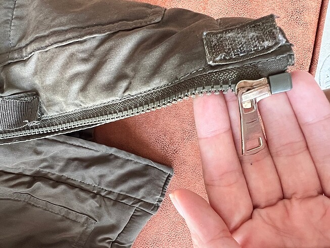 4 Yaş Beden haki Renk Kız çocuk kaban