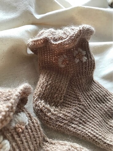 Vintage bebek çorabı - Görsel 6