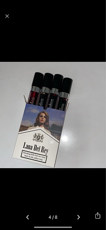 Beden bordo Renk paden lip tint set