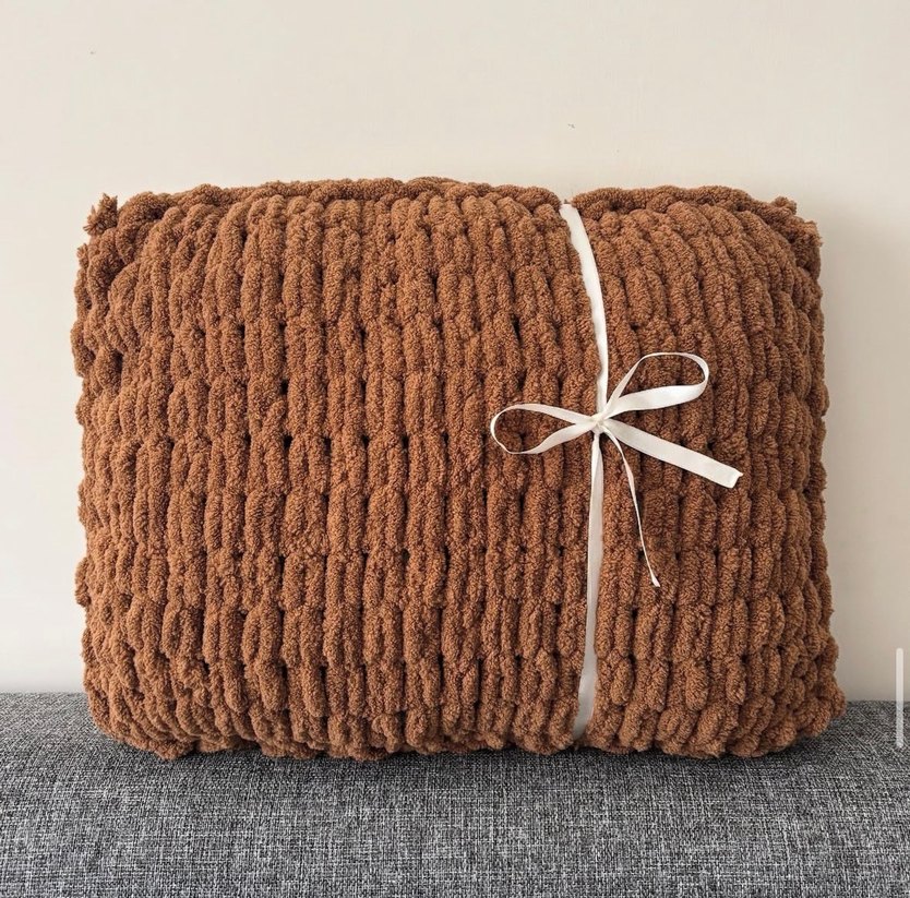 Puffy dikdörtgen el örgüsü yastık - Görsel 3