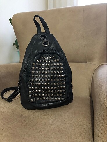 Siyah nas bag sırt çantası