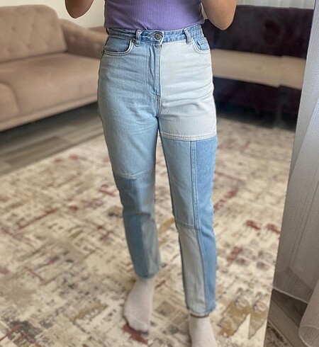 Renkli jean