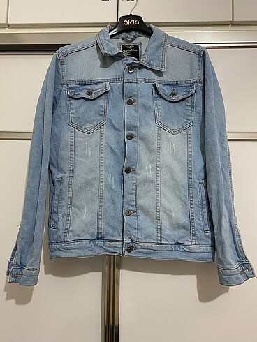 Erkek slim fit kot ceket erkek