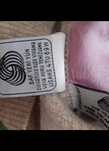 Karaca vintage saf yeni yün hırka - Görsel 2