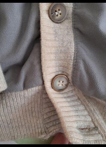 Karaca vintage saf yeni yün hırka - Görsel 5