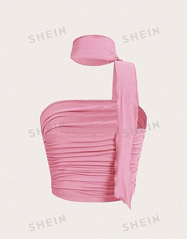 Zara Pembe straplez crop