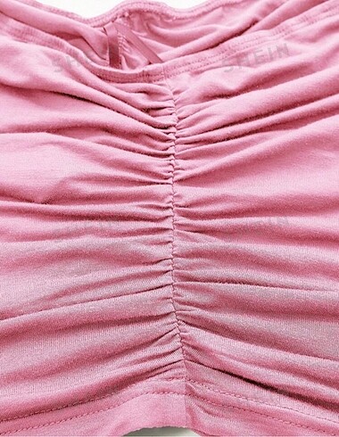 s Beden Pembe straplez crop