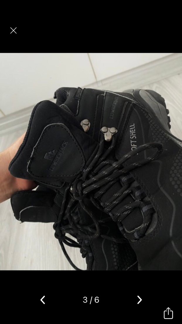 Lumberjack Siyah Bağcıklı Softshell Bot - Görsel 2