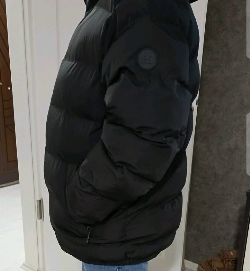 Sokak Stili Siyah Erkek Kemerli Mont - Görsel 3