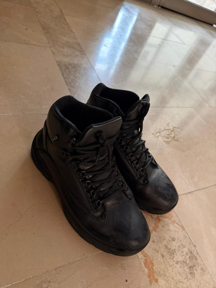 Siyah Erkek Minimalist Tokalı Bot - Görsel 5