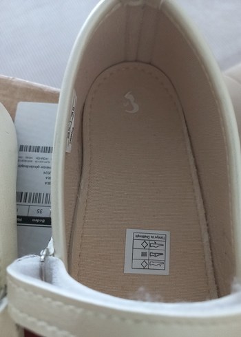 Kız Çocuk Beyaz Fiyonk Detaylı Babet - Görsel 6