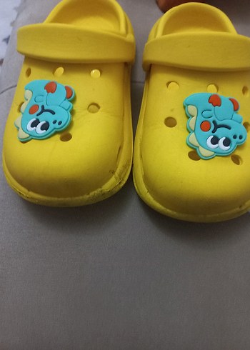 Sarı Desenli Kız Çocuk Terlik - Görsel 9