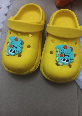 Sarı Desenli Kız Çocuk Terlik - Görsel 8