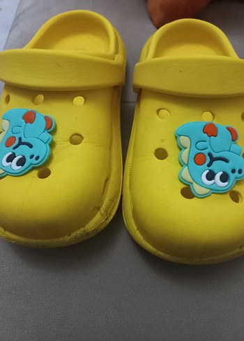 Sarı Desenli Kız Çocuk Terlik - Görsel 5