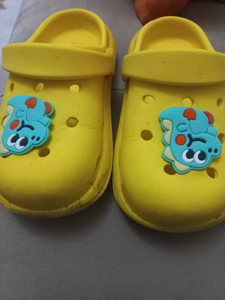 Sarı Desenli Kız Çocuk Terlik - Görsel 5