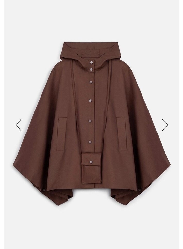 Manuka pelerinli trençkot - Görsel 3