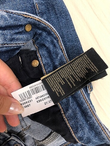 27 Beden lacivert Renk Kot-jean