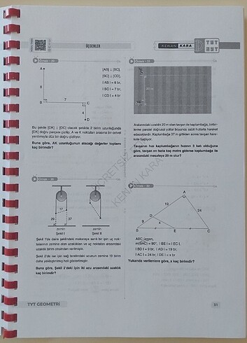  Beden KENAN KARA GEOMETRİ 2023 VİDEO DERS NOTLARI