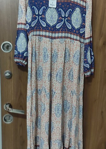 Renkli Tie-Dye Yoga Kayışı yazlık tesettür elbise