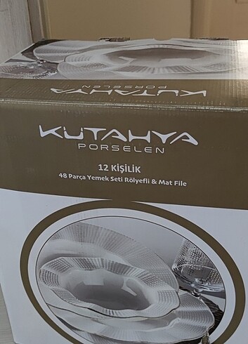 Kütahya porselen yemek takımı 