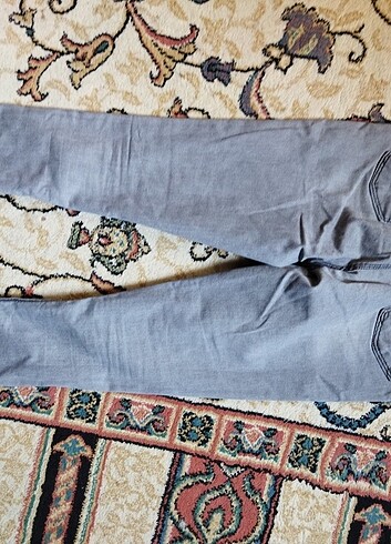 28 Beden gri Renk Boncuklu kot pantolon