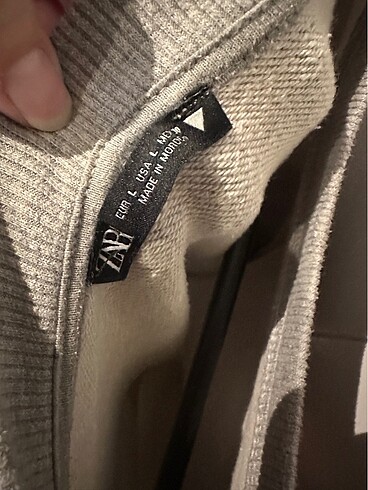 l Beden gri Renk zara sweatshirt