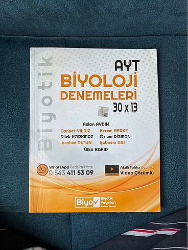 Biyotik ayt biyoloji denemeleri