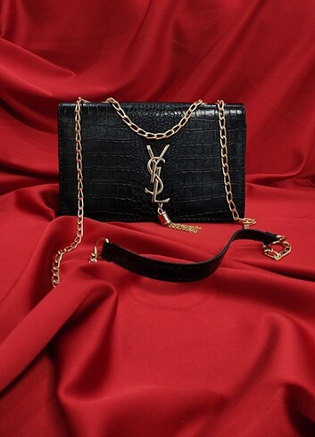 Ysl siyah Zincirli çanta 