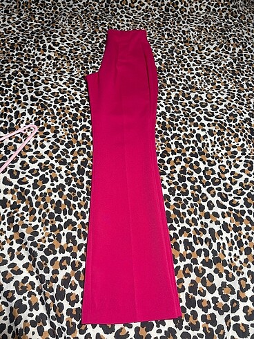 Zara Zara pembe kumaş pantolon #zara