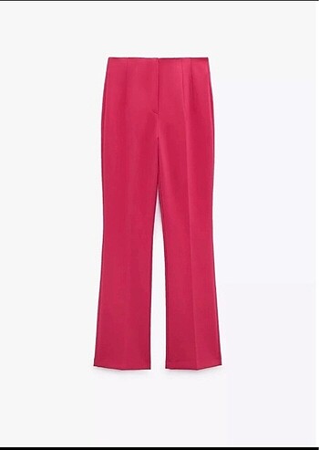 Zara pembe kumaş pantolon #zara