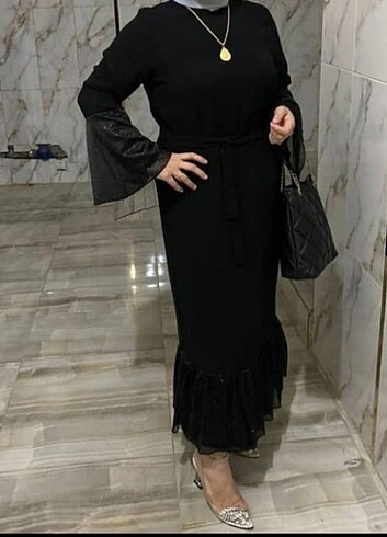 Siyah elbise - Görsel 2