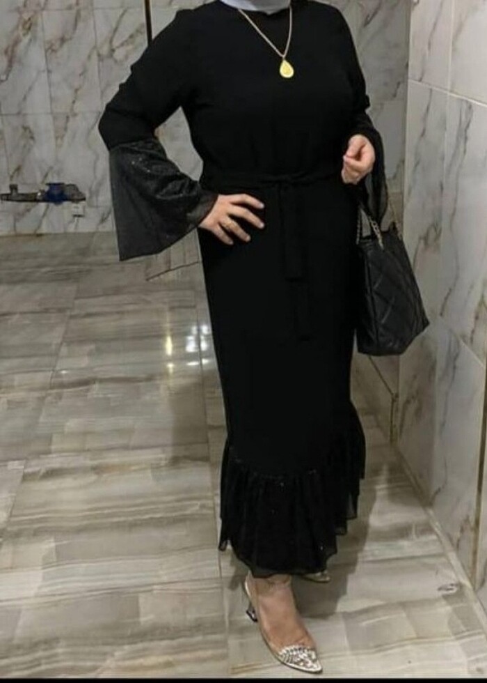 Siyah elbise - Görsel 2