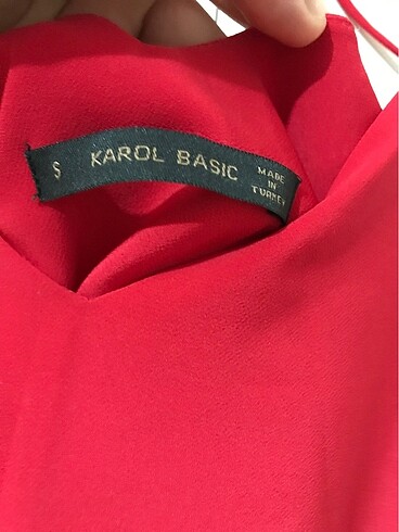 s Beden kırmızı Renk Karol kadın bluz