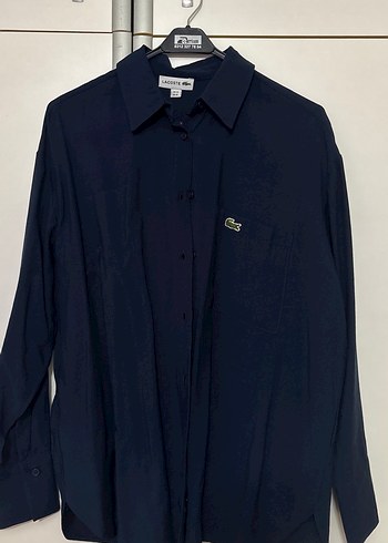 Lacoste Lacivert Uzun Kollu Gomlek