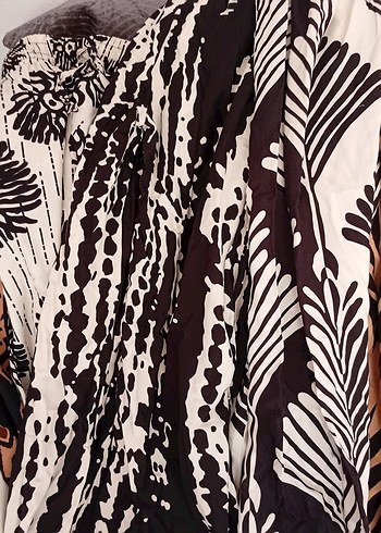 Vintage Love Renkli Batik Desenli Salaş Kadın Pantolon