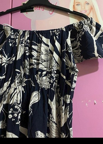 Kadın Çok Renkli Uzun Bohem Straplez Elbise - Görsel 2