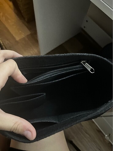 Beden siyah Renk Çanta içi keçe (longchamp)