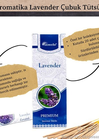 Diger Lavanta Çubuk Tütsü 20'li