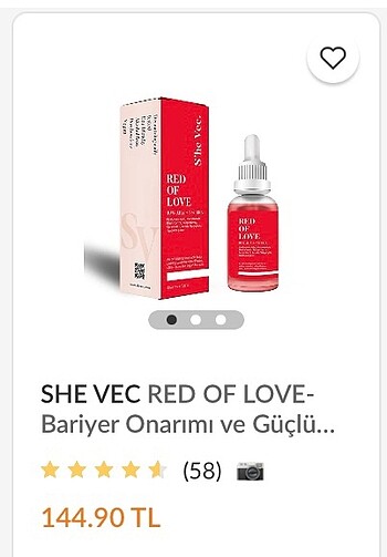 SheVec Red Velvet Yüzde 30 Aha Yüzde 2 Bha Serum