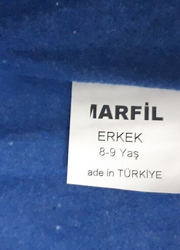 7 Yaş Beden 8-9 yaş erkek mont