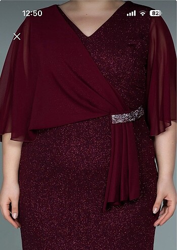 Büyük beden abiye elbise - Görsel 3