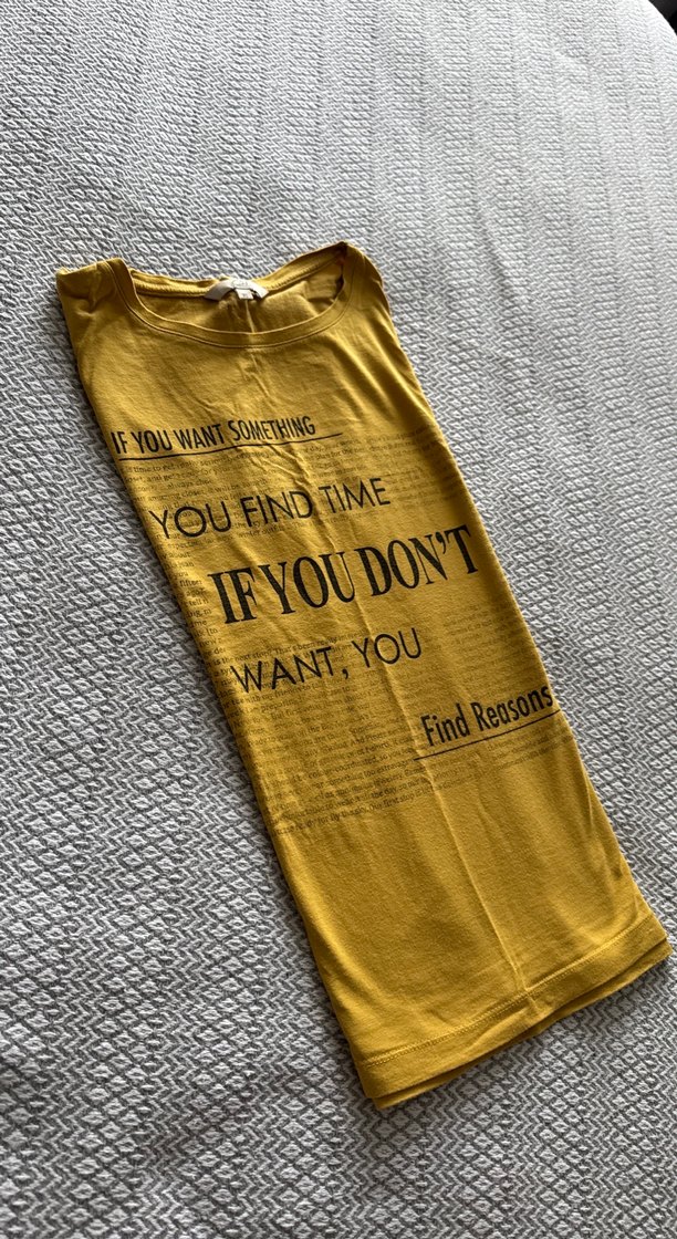 Sarı Baskılı Hamile Tişörtü, Kısa Kollu, Rahat Kesim - Görsel 2