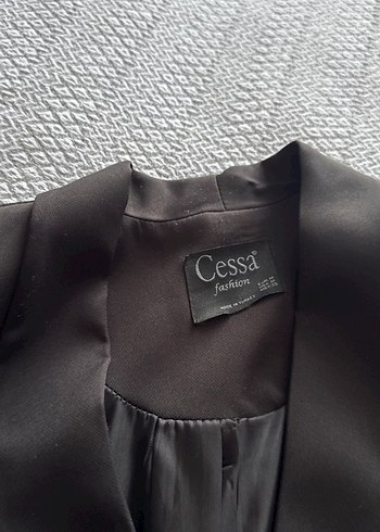 m Beden Siyah DüğmeliKadın Midi Blazer Ceket