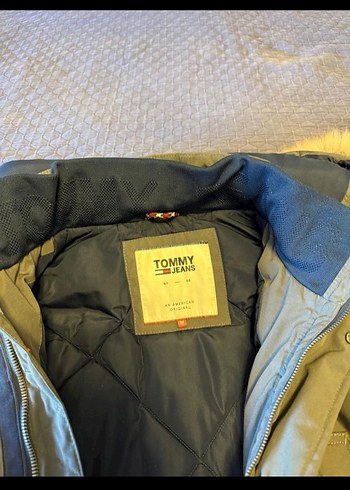 m Beden Gri Midi Erkek Kaban,Normal Kesim,Tommy kaban