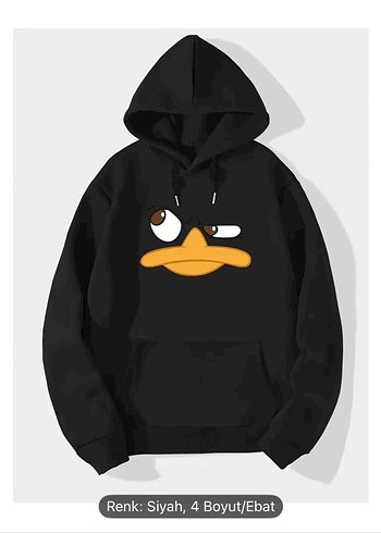 Yeşil Kapüşonlu Baskılı Sweatshirt - Görsel 3