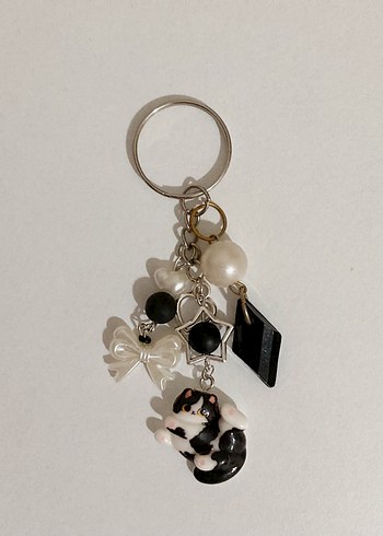 Hello Kitty Kedi Anahtarlık Çanta Charm Süsü