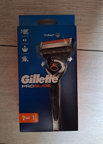 Gilette proglide makine ve 2 yedek sıfır