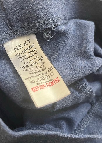 12-18 Ay Beden NeXT baby Kız ÇocukTayt