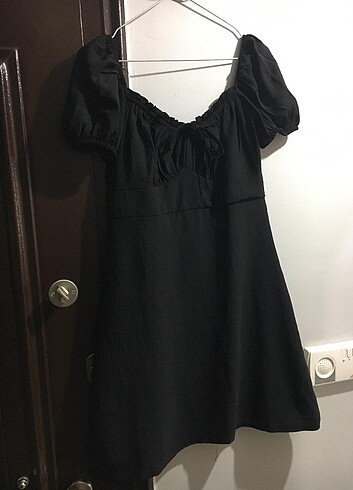 40 beden siyah mini elbise 